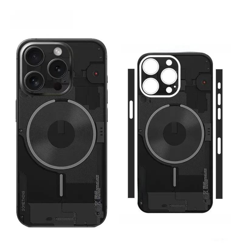Naklejka Ochronna na Telefon iPhone 16 15 14 13 17 Pro Max Nothing Phone, Folia Ochronna na Tył, Pełne Pokrycie — zdjęcie produktu 7