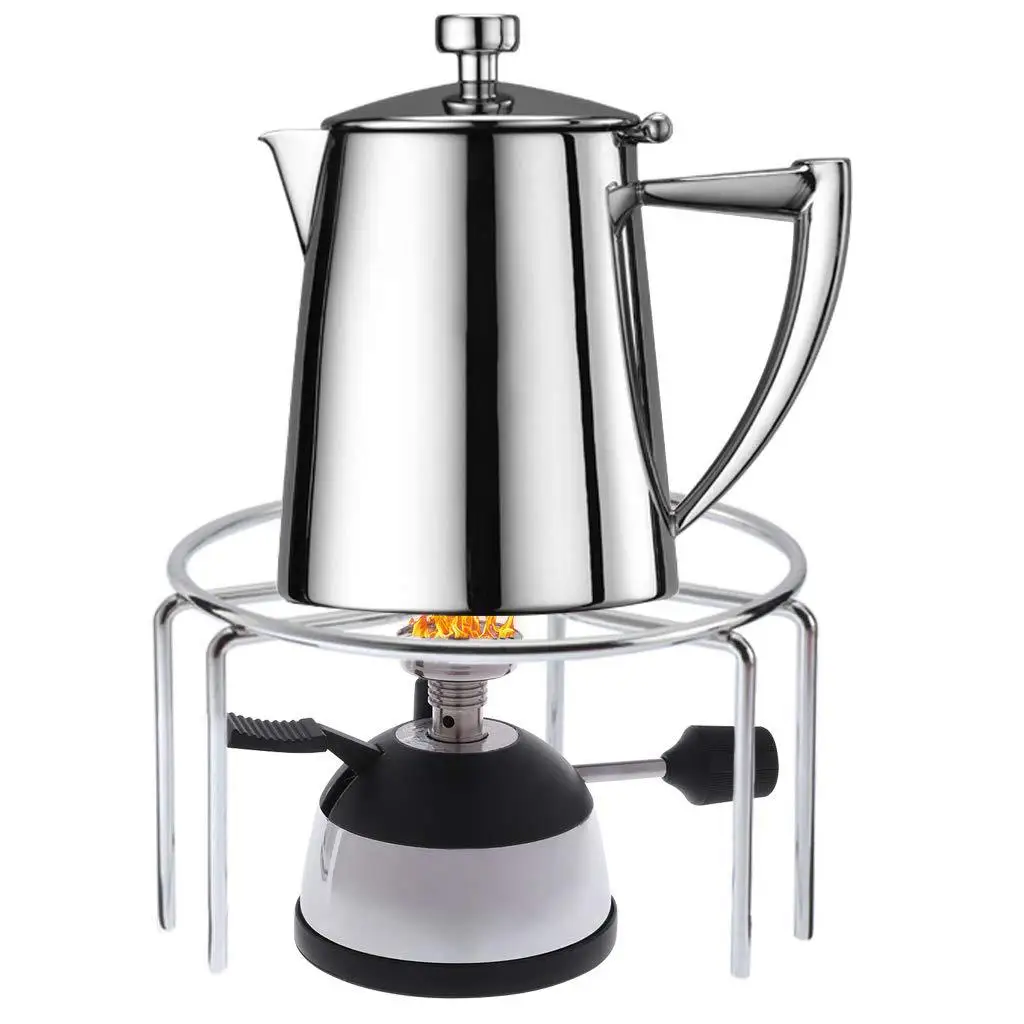 Cafetera con sifón de equilibrio familiar, diseño elegante, sifón de estilo Retro, cafetera de Gas, quemador de lámpara, calentador de café con sifón de sobremesa