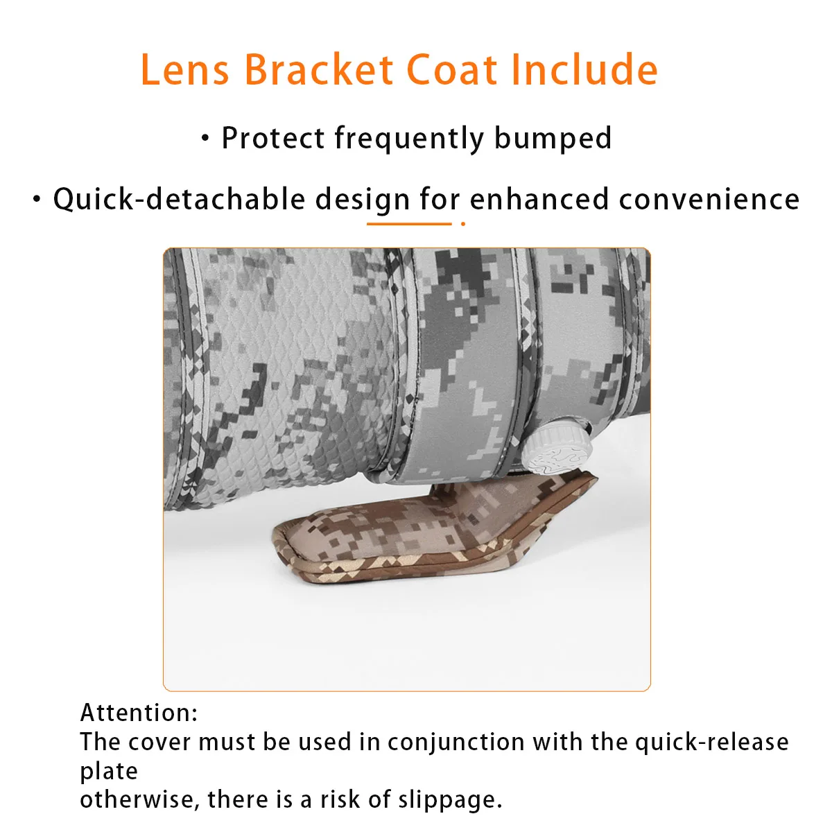 CHASING BIRDS Lens Camouflage Coat for NIKON AF-S 600mm F4 E Waterproof and Rainproof Camo Lens Coat Protective Cover Version IV