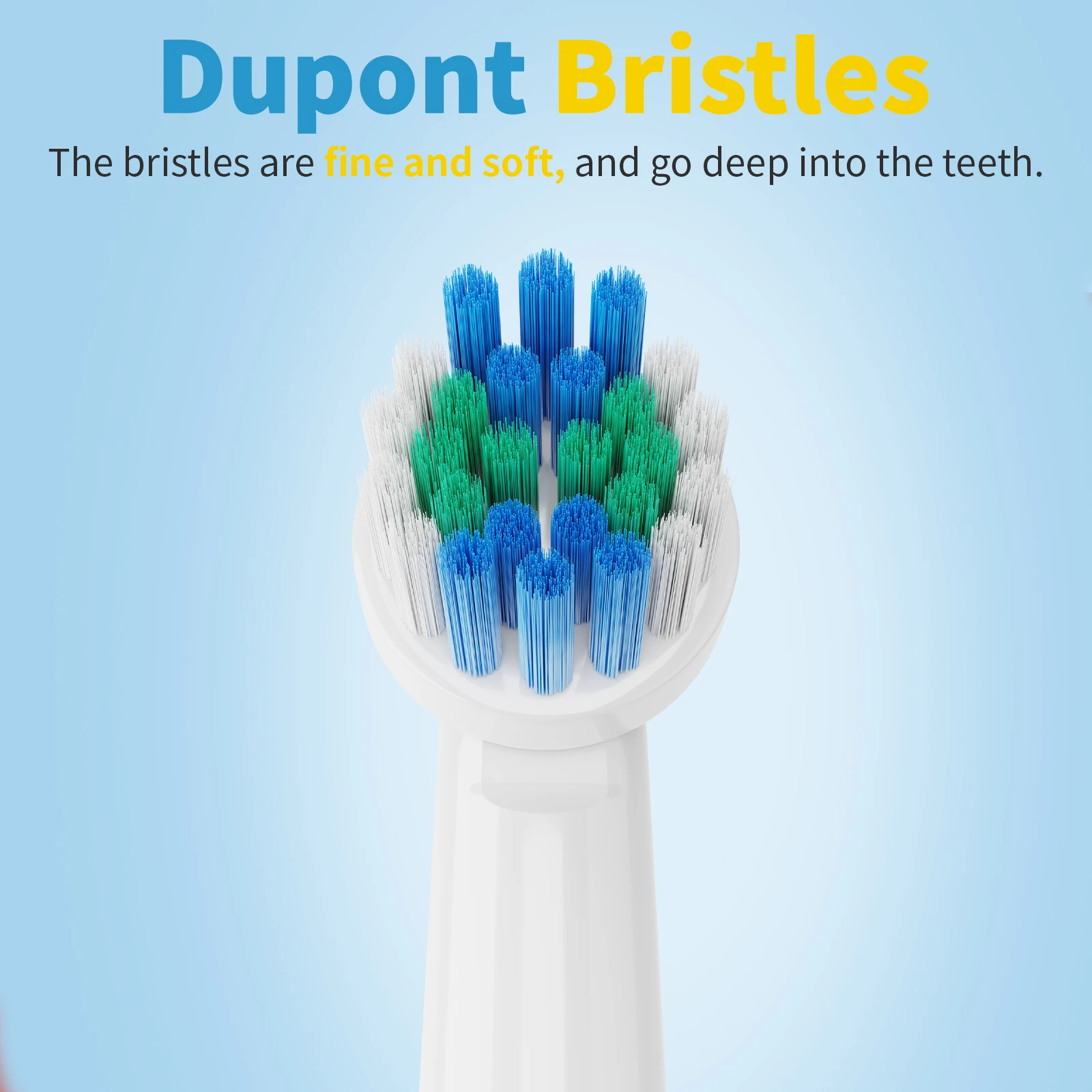 8 Pack Replacement Toothbrush Head Compatible with Oral B Toothbrush (Premium Packaging)