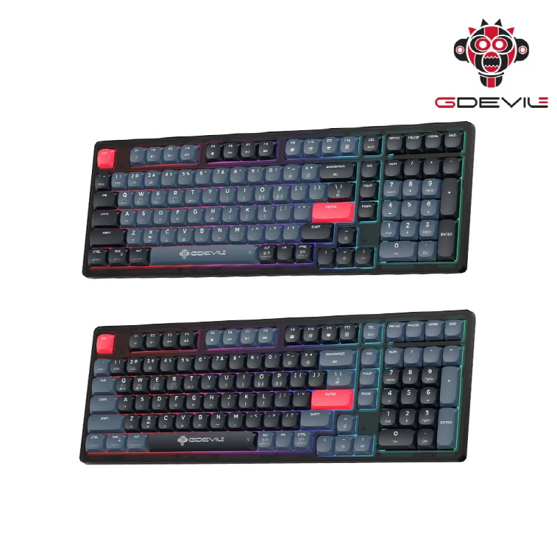 GDEVIL GDEVIL G912L CRUISE WIRELERely Bluetooth low profile LP Mechanical Gaming Keyboard