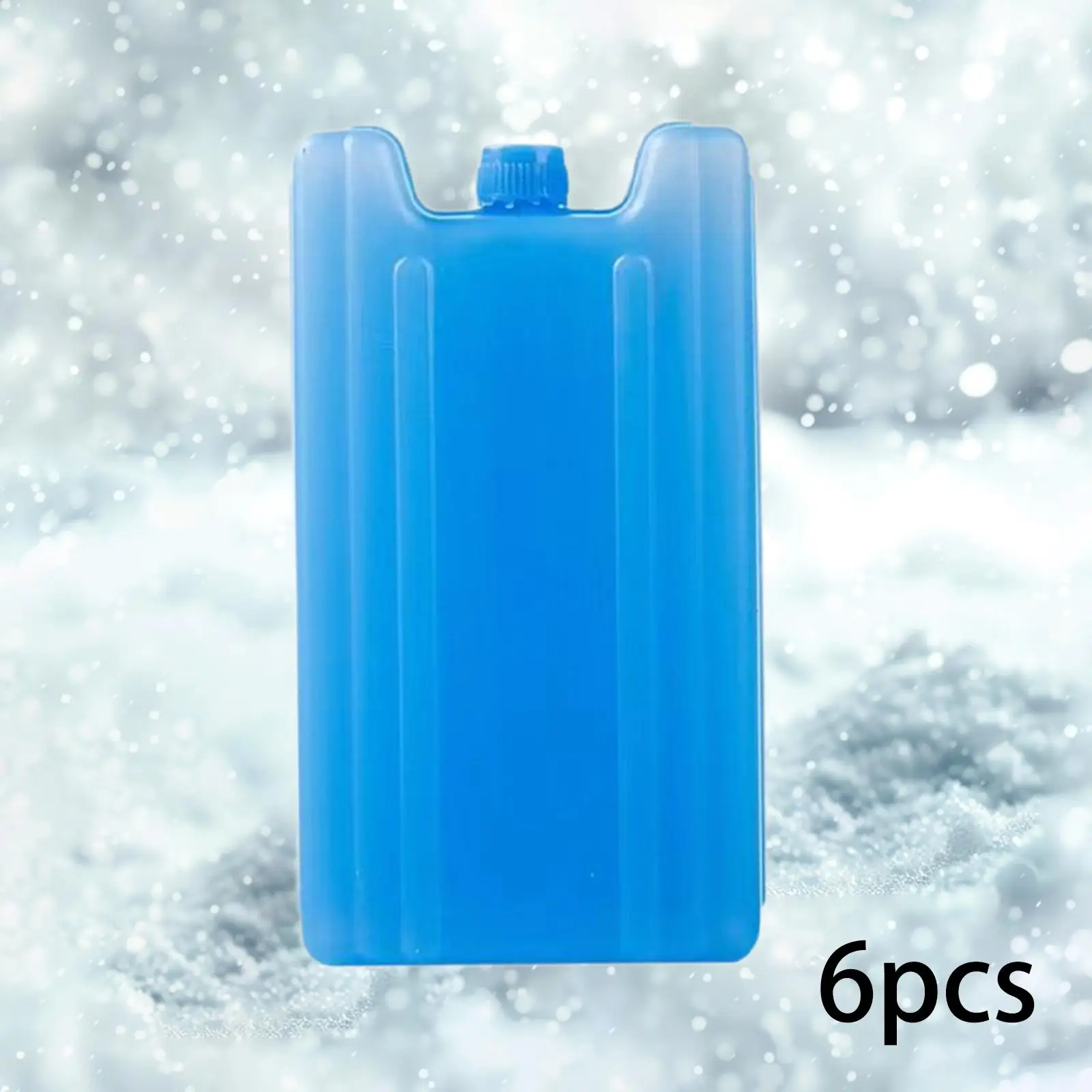 6PCS Ice Packs Ice Block Cooling Ice Pack Reusable Rectangular Ice Pack Freezer Packs for Outdoor Camping, Picnics, Travel