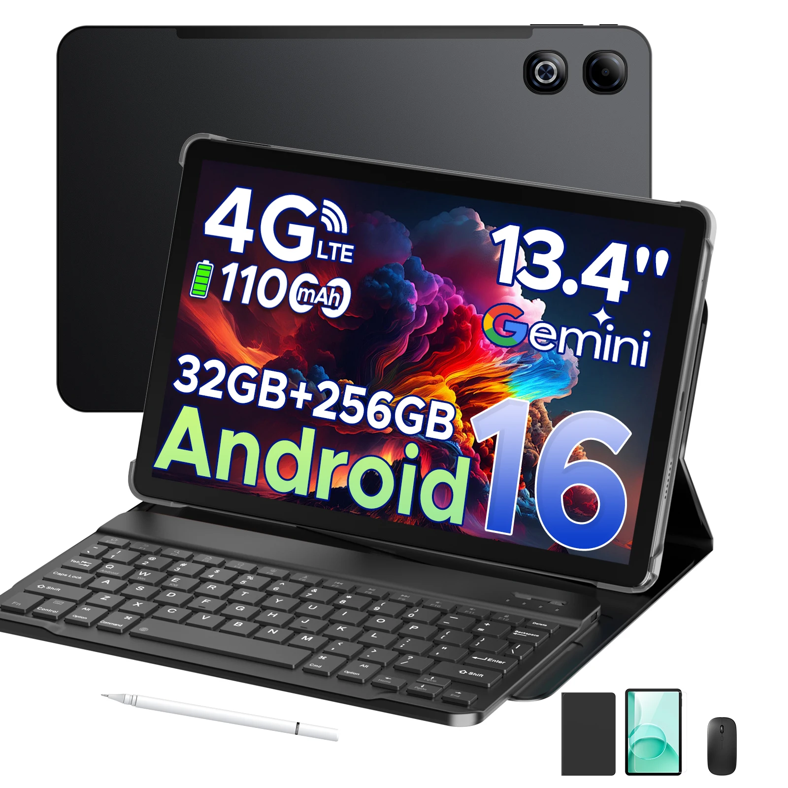 DOOGEE Tab G6 MAX Tablet 13 inch Android 16 13.4'' 90Hz FHD+Display 32GB+256GB 11000mAh Battery T7280 Octa Core Dual Speakers