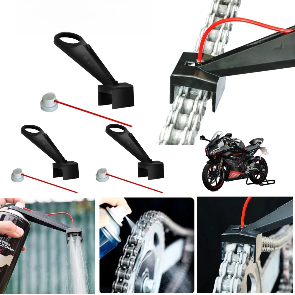 AliExpress APWIKOGER Bicycle Chain Lube Applicator Mess-Free Chain Wax Chain Cleaner Attachment Motorcycle Chain Oiler Spray Gear Maintenance Tool