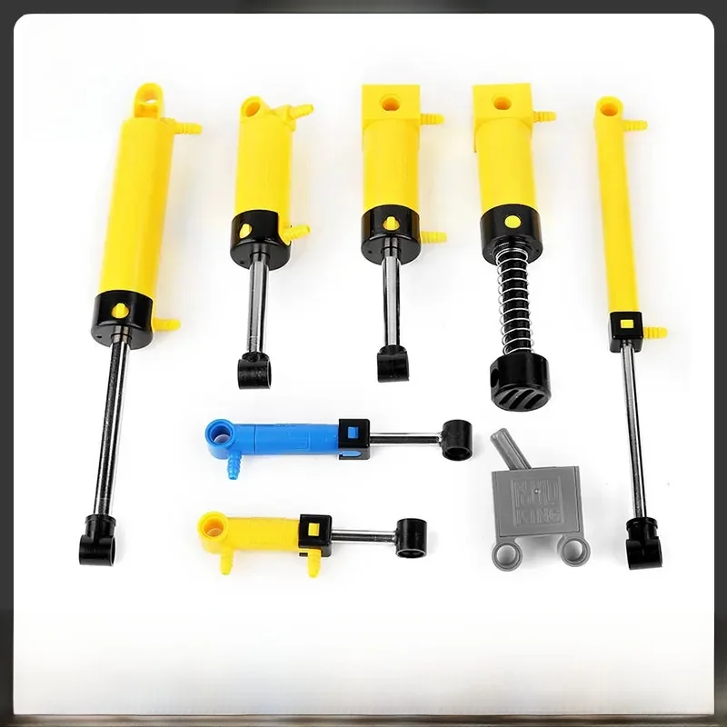 Mould King-décennie s de construction pour camion, pièces de briques, 19482, 19476, valves pneumatiques à intervalles pneumatiques, tube pneumatique, 42043