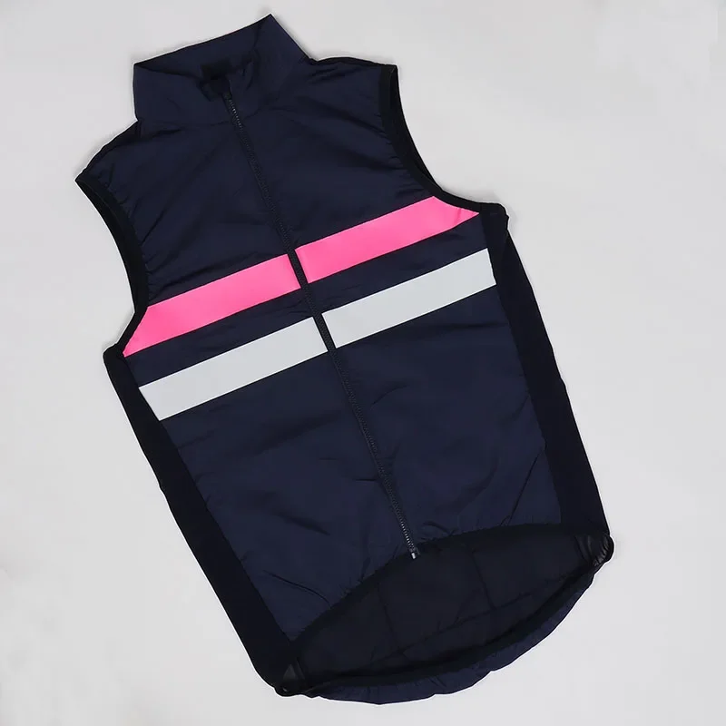 AliExpress In stock!2022 Navy New High visibility reflective windproof cycling gilet men or women cycling