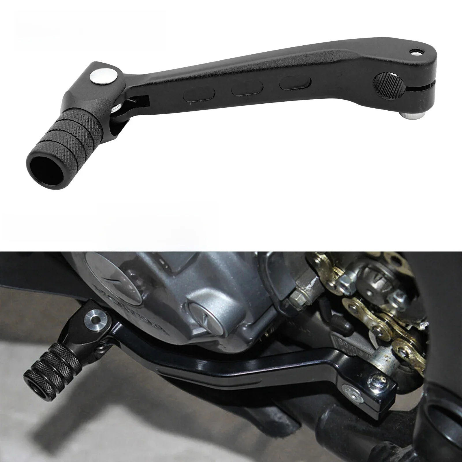 AliExpress For Honda CRF80F CRF100F CRF150F CRF230F XR80R XR100R 2003-2015 2016 2017 Motorcycle Dirt Bike CNC Folding Shifter Shift Lever