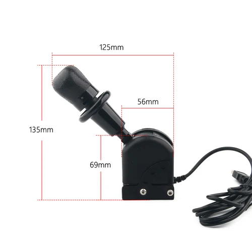 Imagen 2 del producto Freno de mano USB para Logitech G923 G27 G29 Thrustmaster T300 para ETS2 camión europeo/americano Sim juegos de carreras freno de mano