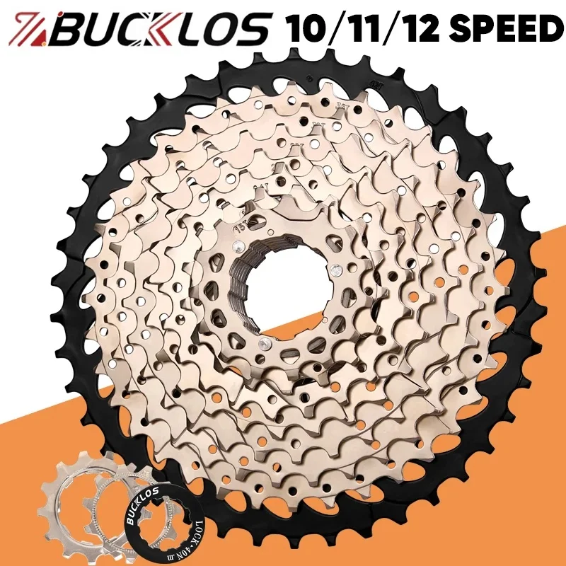 AliExpress BUCKLOS Bicycle Cassette 10/11/12 Speed Road Mountain Bike Cassette 11-25T 11-32T 11-40T 11-50T 11-52T MTB Cassette for HG Hub