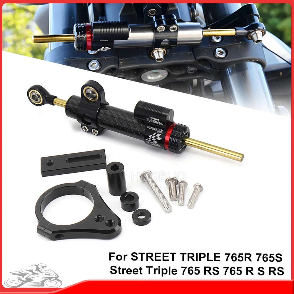 

Motorcycles Accessories Steering Stabilize Damper Bracket Mount Kit For Street Triple 765R STREET TRIPLE 765S 765RS 765 R S RS