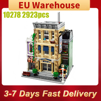 2923pcs Police Station Building Blocks City Houses Model Construction Bricks Toy Adults Birthday Gift Compatible 10278