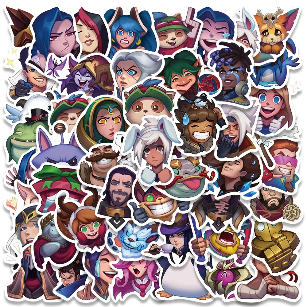 AliExpress snapseed 50pcs Vinyl Laptop Decals Funny Cartoon Game Characters Stickers For Luggage Guitar Phone Diary Bicycle Waterproof Graffiti