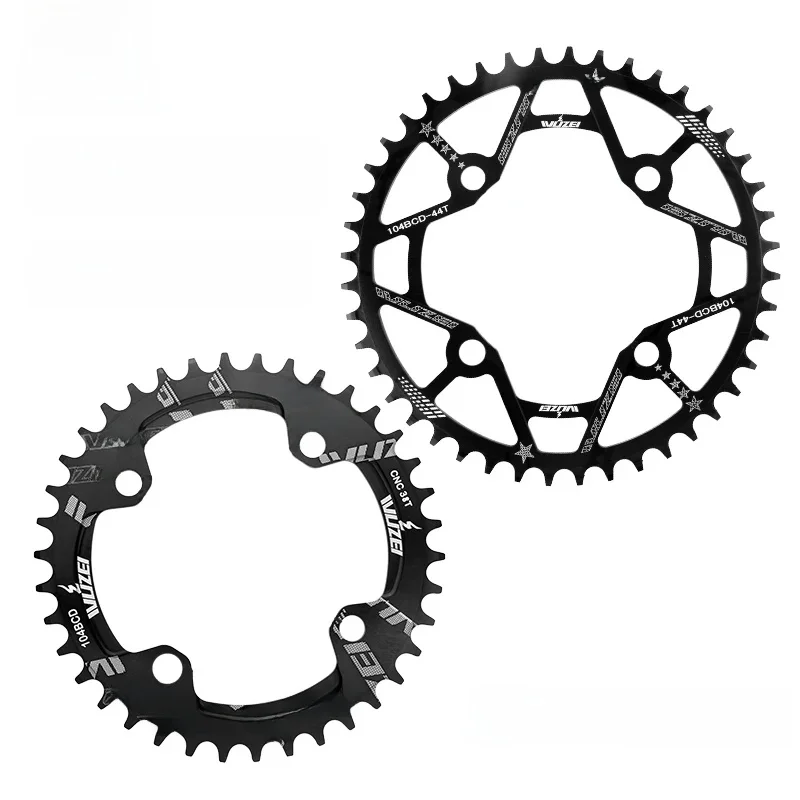 AliExpress WUZEI MTB Chainring 104 BCD Narrow Wide 7 8 9 10 11 Speed Chainwheel Mountain Bike 104BCD Sprocket Bicycle Star 34T 36T Crown