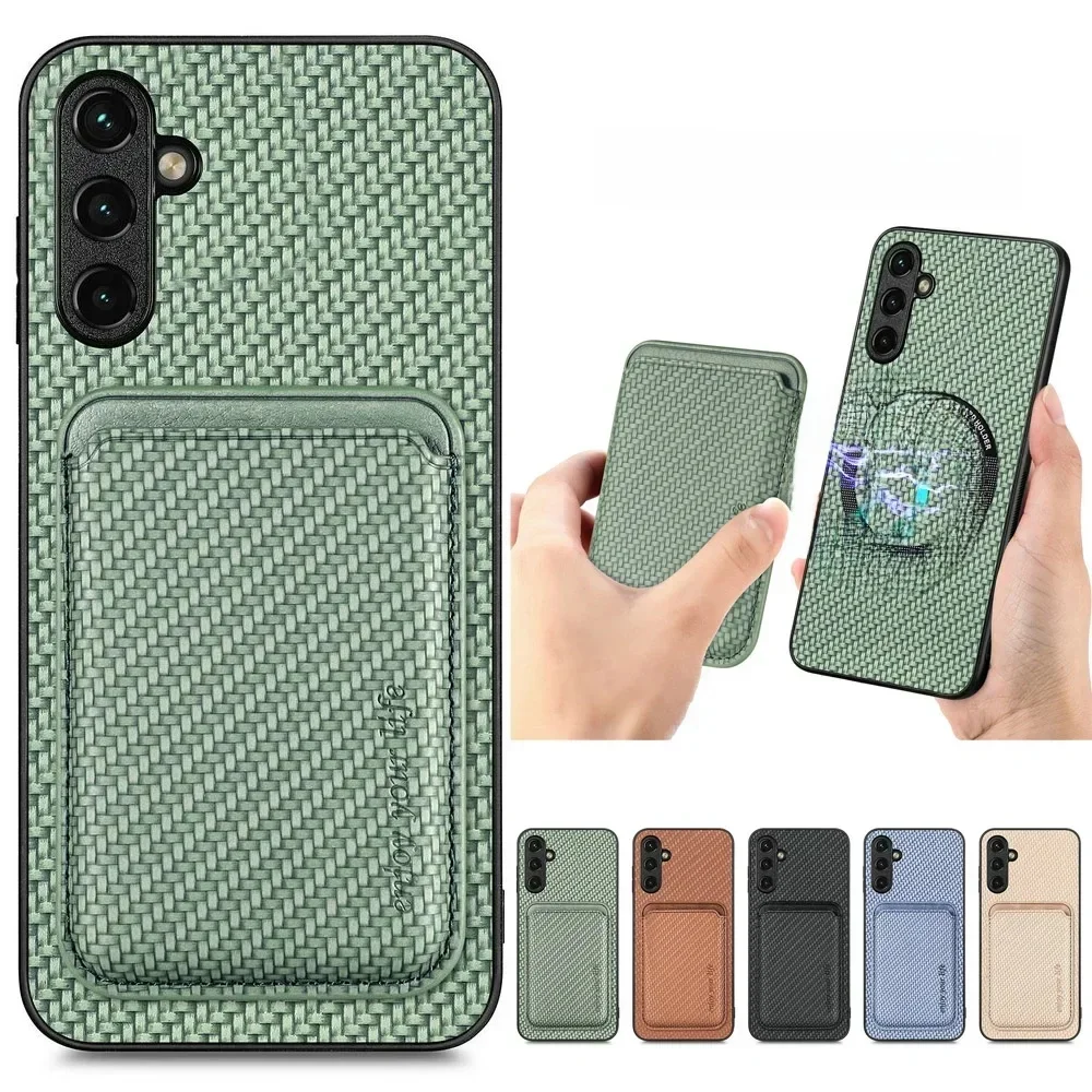 A57 A17 A55 A54 A35 A36 A56 5G Skórzane Etui na Karty 2w1 Odpinany Pokrowiec Coque do Samsung Galaxy A16 A 54 A37 A14 A15 A06 Magnetyczna Obudowa — zdjęcie produktu 7
