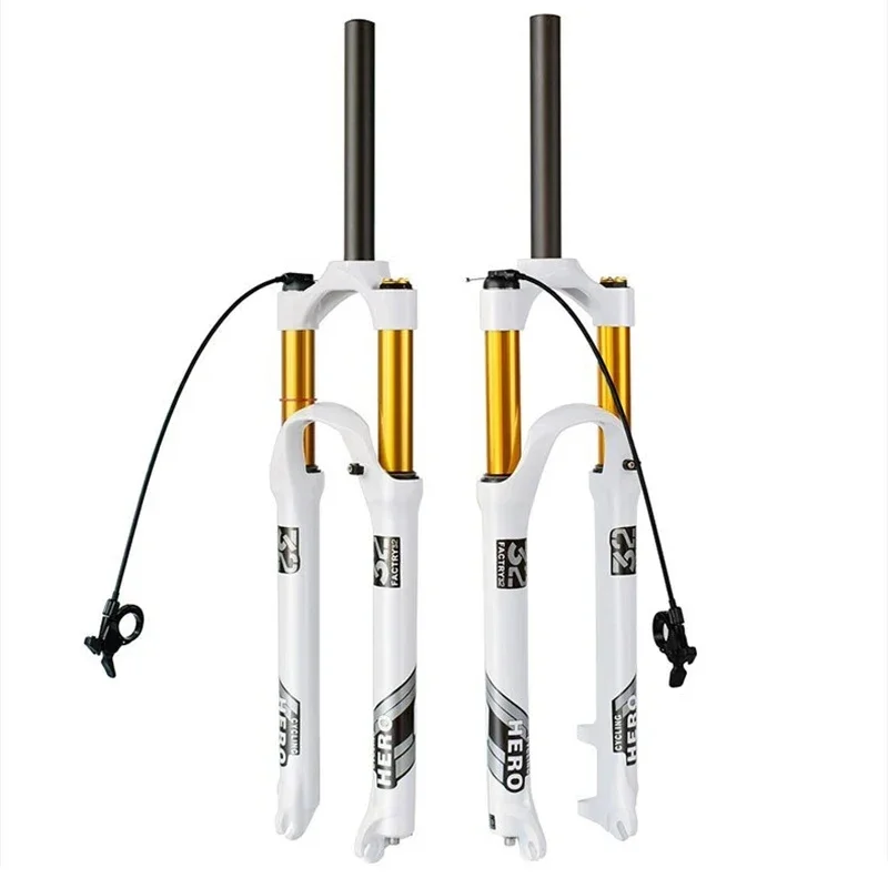 AliExpress NONE Bike Front Fork 120mm Stroke 9x100mm QR 26 27.5 29 Inch Disc Brake Absorption Suspension Frame Ultralight Shock Air Fork