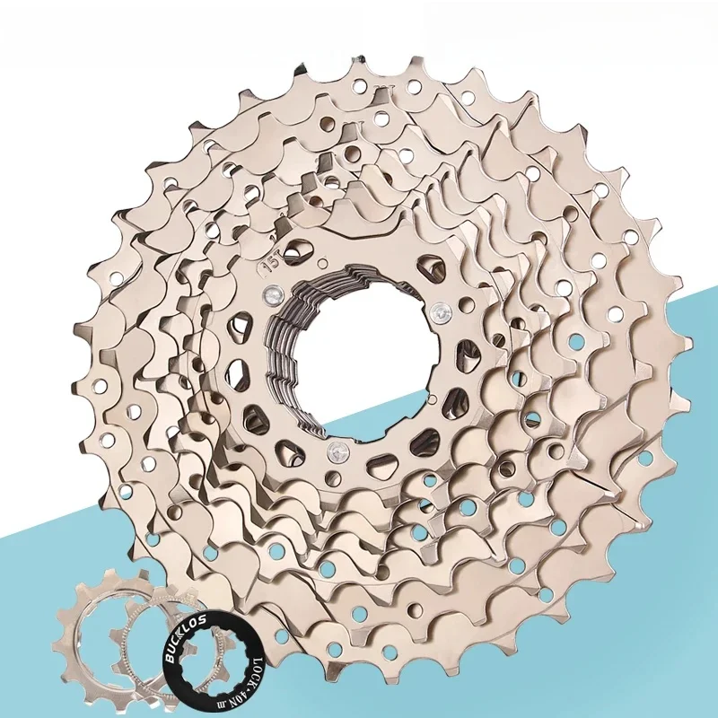AliExpress BUCKLOS Bike Cassette 8/9 Speed Bicycle Freewheel 11-25T/28T/32T/34T/36T/40T Road Mountain Bike Cassette for HG Hub Bicycle Part
