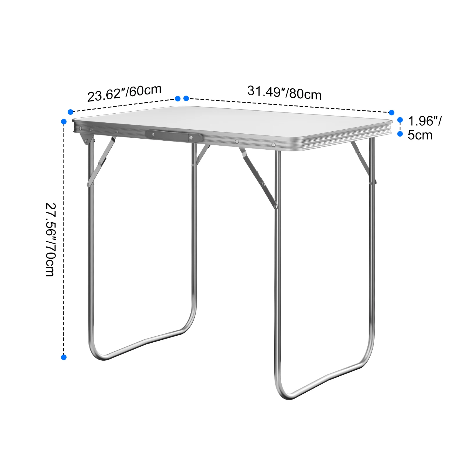 Tragbarer Klapptisch aus Aluminiumlegierung, multifunktionales Aufbewahrungsregal für die Küchenarbeitsplatte, Mini-Camping-Picknick-Angeltisch, platzsparender Haushalts-Organizer-Tisch,