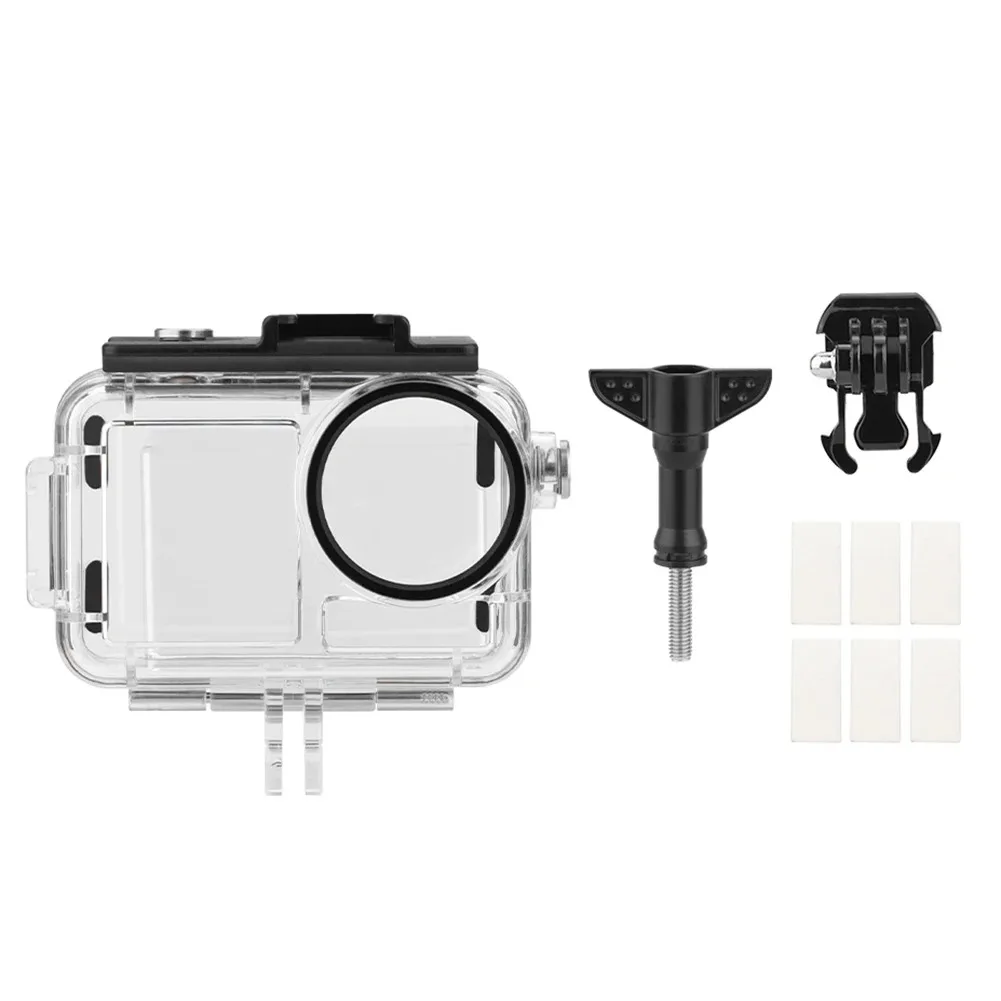 DJI OSMO Action 3/4 60M Waterproof Case: Diving & Swimming Protective Housing Shell for Underwater Filming Shoots