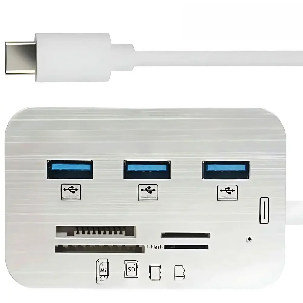 STONEGO High Speed USB 3.0 Splitter One To Three Computer Extension Multi Interface HUB Converter 3.0 Hub Card Reader