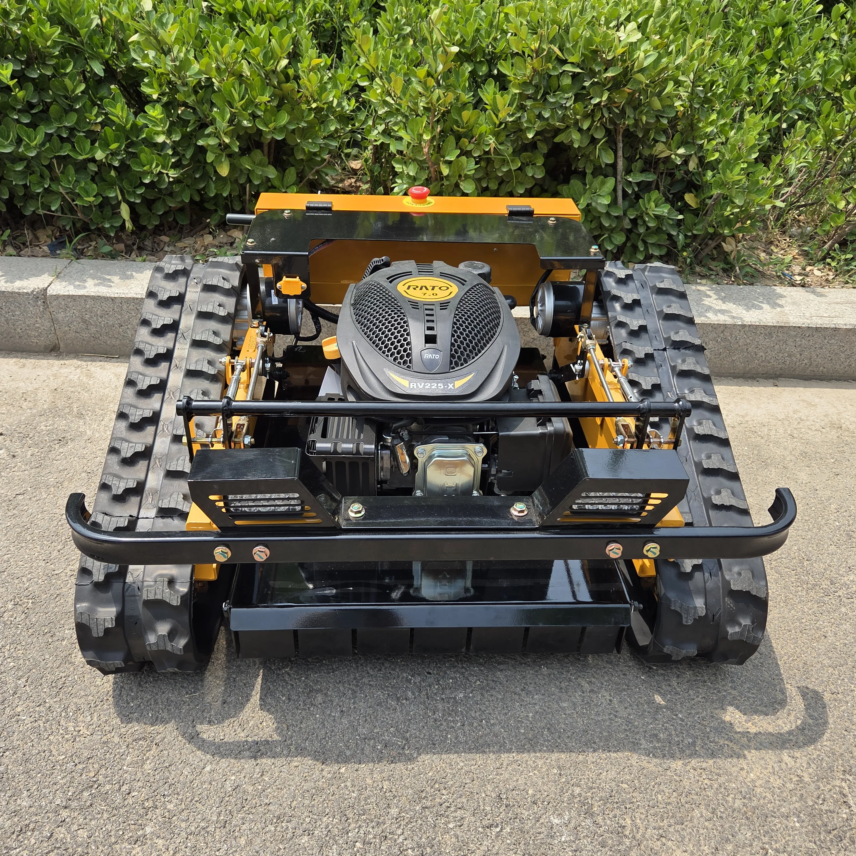 모든 지형 사용 가능 충전식 제로턴 경사 45도 잔디깎이 °   스마트 원격 제어 로봇 정원 가솔린 무선 기계