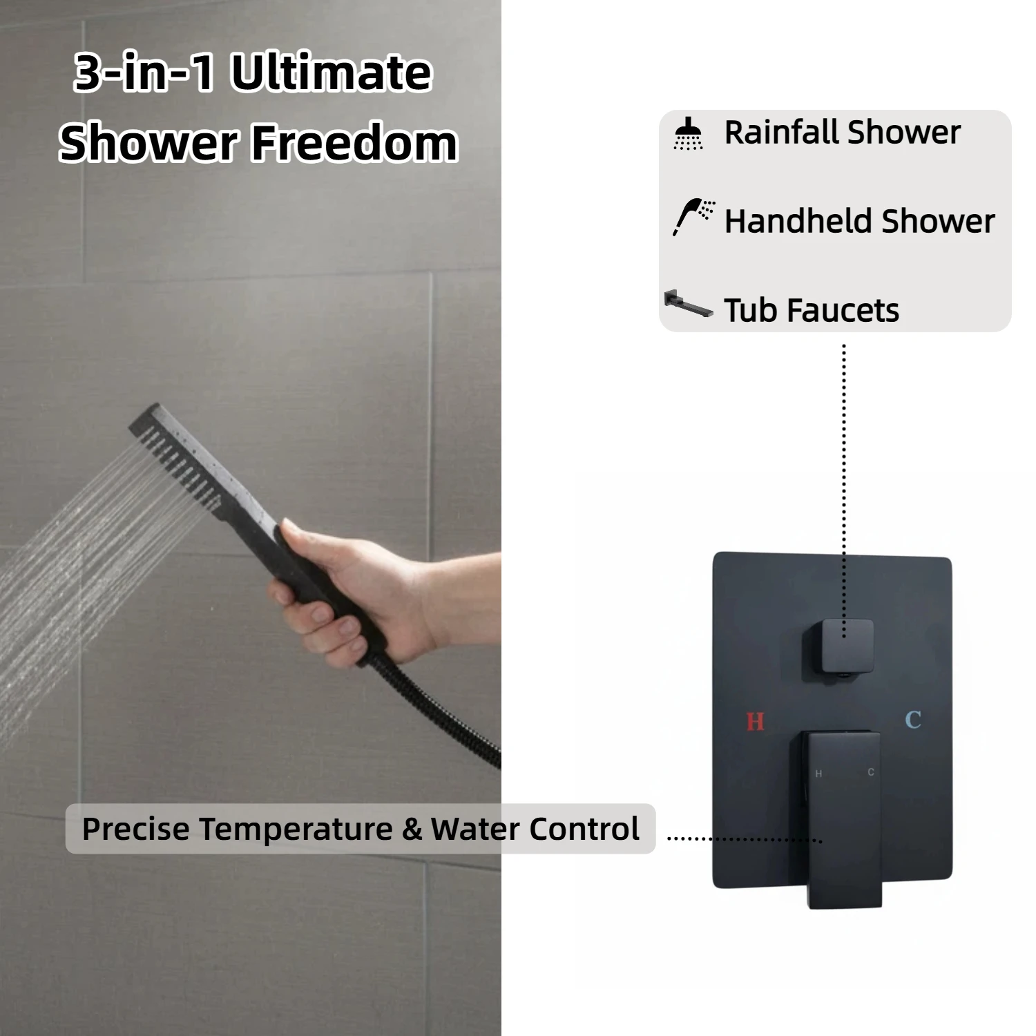 Thumbnail 2 - #7 Cheapest Rainfall Shower Systems Deals You Can Get