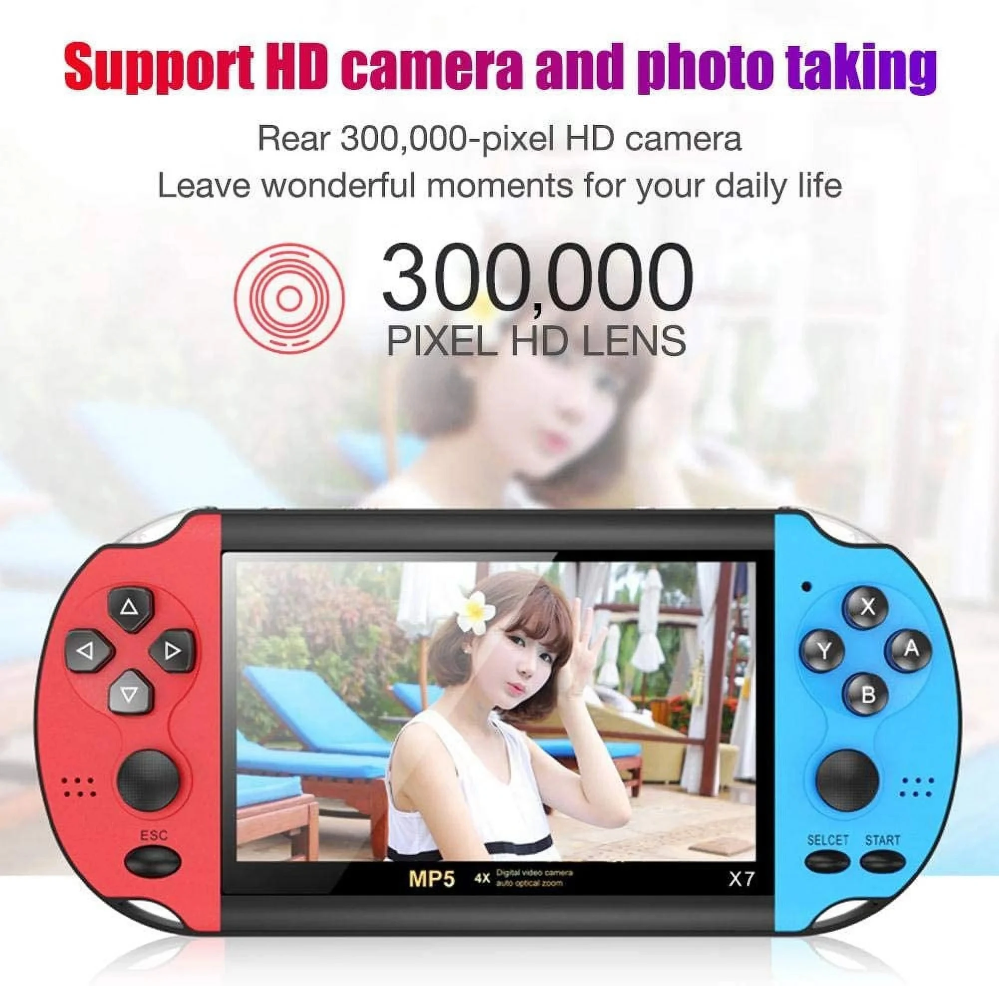 X7Plus 4.3Inch HD Screen Porta - đánh giá và giá Gaming Console Video Game