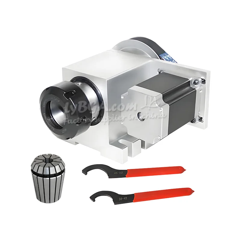 

Патрон K5M-6-ER32 для четвертой поворотной оси, подходит для оси A фрезерных станков, с коэффициентом уменьшения 6:1