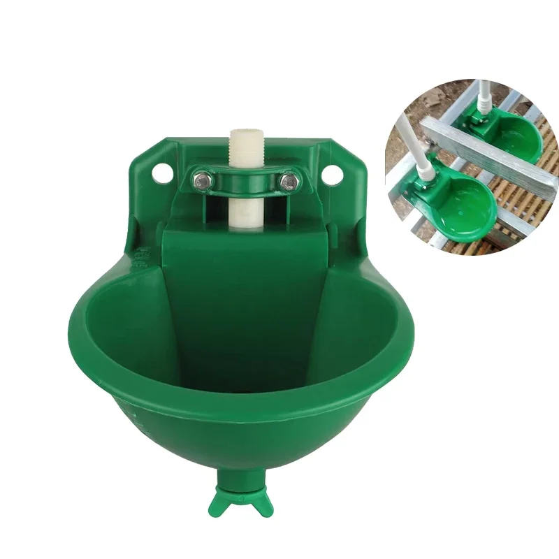Bétail mouton chèvre abreuvoir bol avec Valve qualité fontaine d'eau bétail mouton chien équipement d'alimentation animaux de ferme bétail