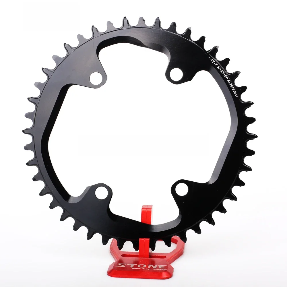 AliExpress NONE Stone Round Chainring 110 BCD for Shim ano Gravel GRX FC RX810 RX600 34 36 38 40 42 46 58T 60T Tooth Road Bike Chainwheel