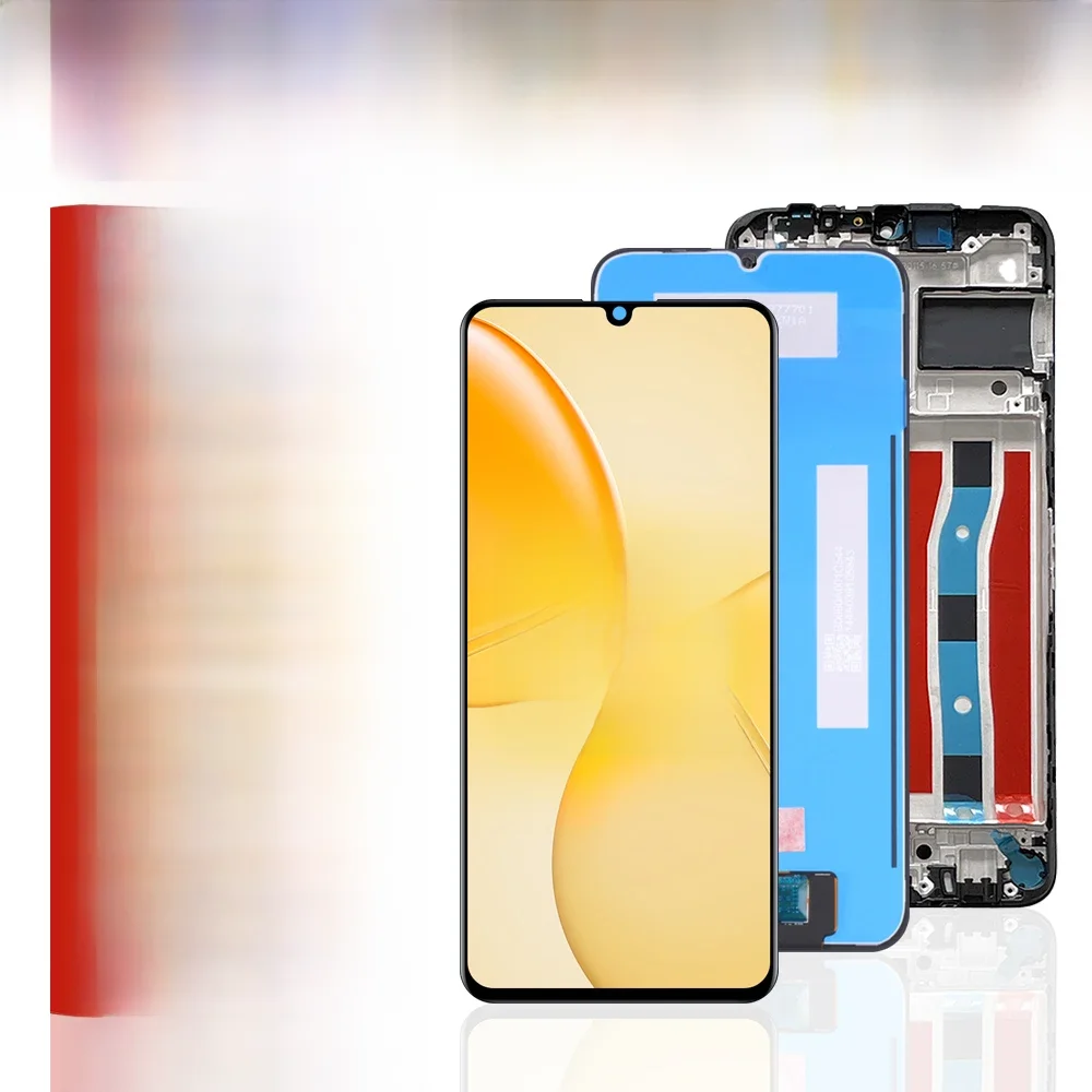 6.75'' For Huawei Nova Y70 LCD MGA-LX9 Display Screen Touch Digitizer Assembly For Nova Y70 Plus MGA-LX9N LCD With Frame