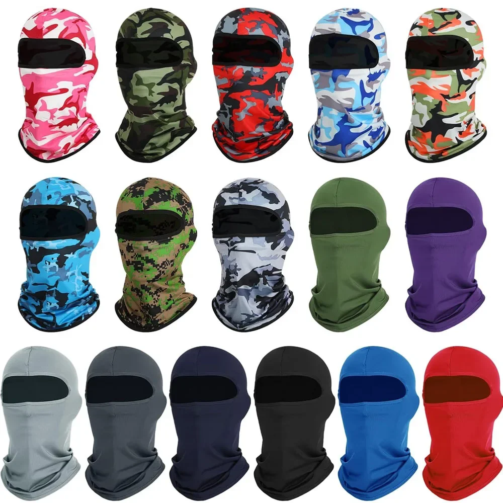 AliExpress Summer Cool Balaclava Ice Silk Cycling Full Face Cap Sun Anti-UV Protection Sports Face Cover