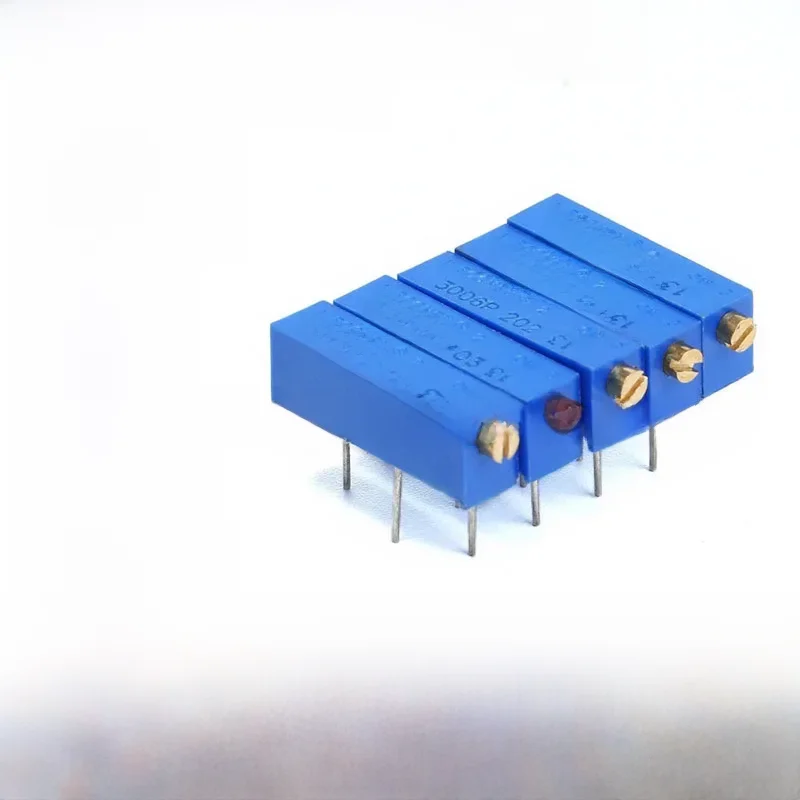 20szt 3006P Potencjometr 100R 101 200R 201 500R 501 1K 102 2K 202 5K 502 10K 103 20K 203 50K 503 100K 104 200K 204 500K 504 1M — zdjęcie 2