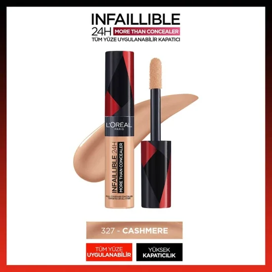 

L'Oréal Paris Infaillible Full Face Concealer 327 Cashmere