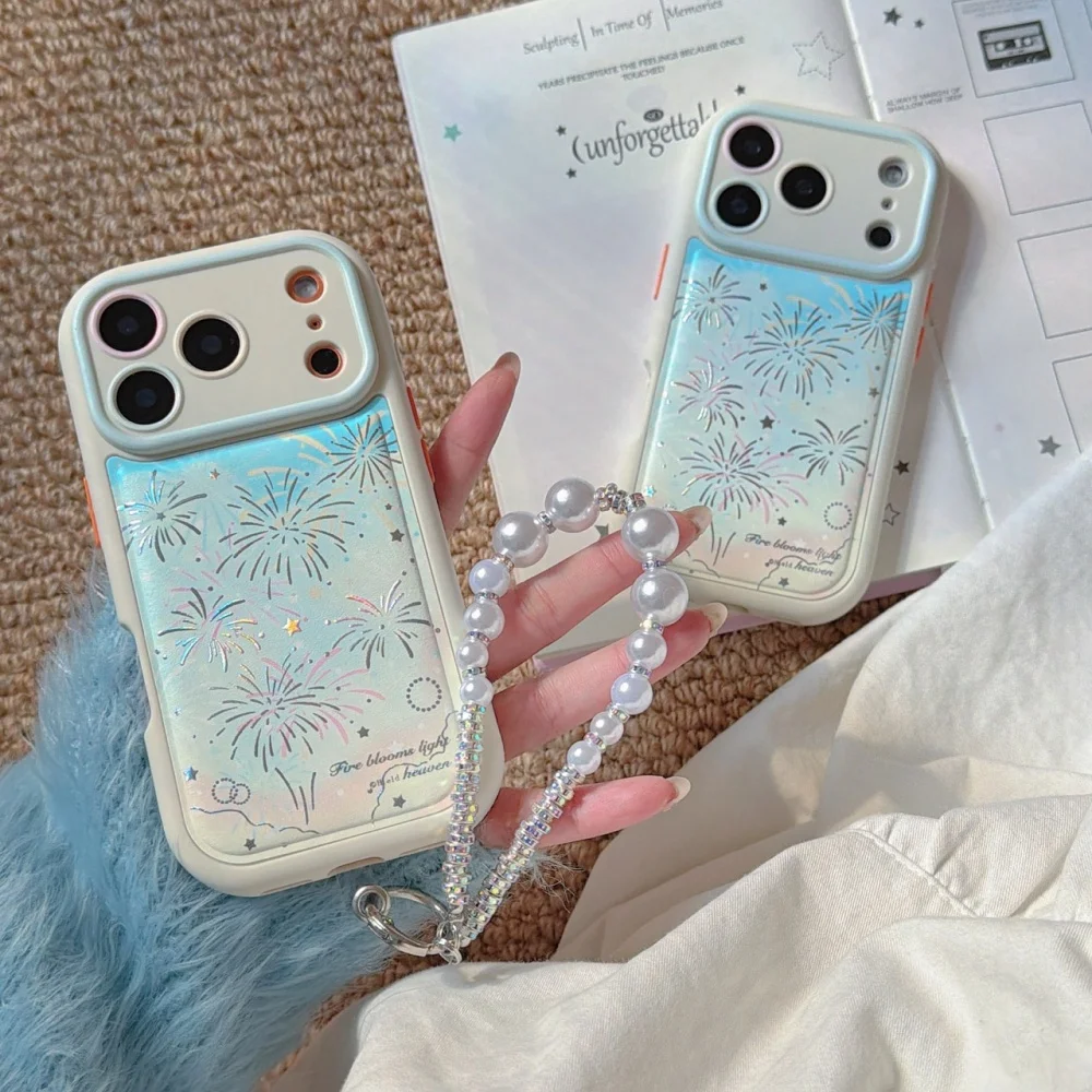 

Fashion cute creative full-screen flower phone case for iPhone17 16ProMax14 15 Pro fundas Korean INS shockproof protective case