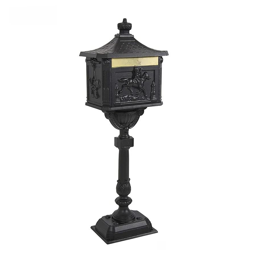 Boîte aux lettres Vintage Wrangler Design Post, boîtes aux lettres de courrier, boîtes aux lettres créatives