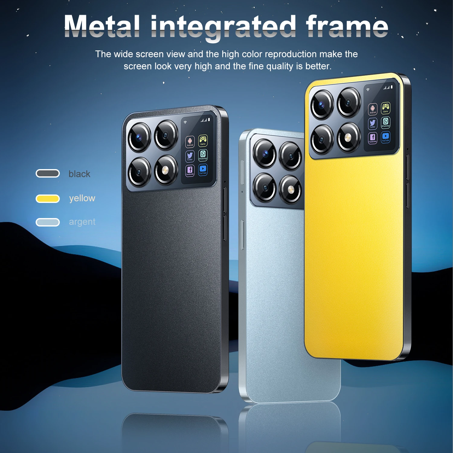 HOT 2025 X8 Pro 7.3HD Global Edition Original Smart Dual Card 7800mAh Battery Facial Recognition Function