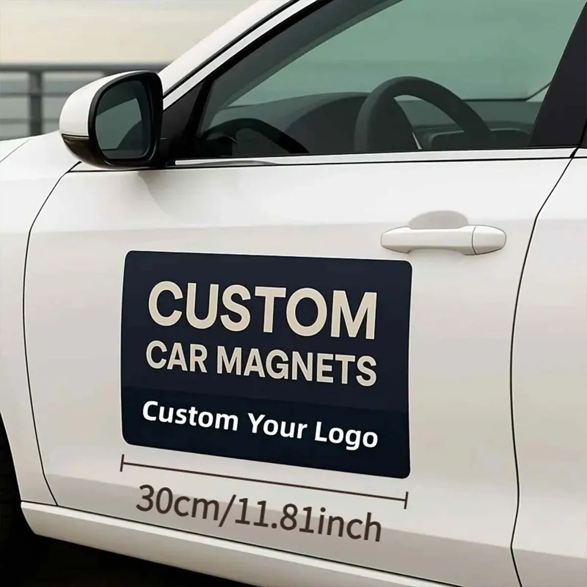 Custom Car Magnet Stickers, Durable Car Magnets, Perfect for Commercial Vehicle Advertising, Customize Your Logo - view 4