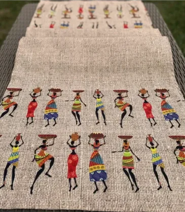 

African Women Pattern Digital Printed Fabric Suitable for Multi-Purpose Use