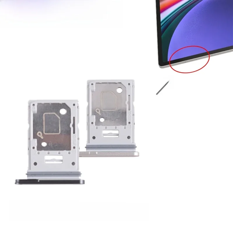 SIM + Micro SD Card Tray For Samsung Galaxy Tab S9 Plus 5G Edition Replacement Spare Part