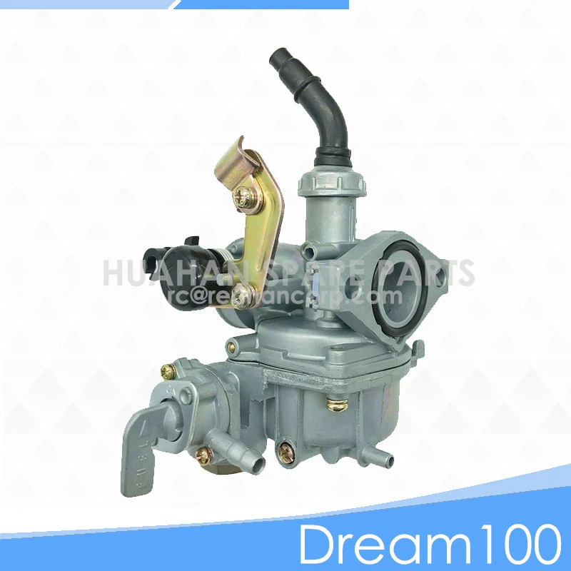 

19mm Carburetor For HONDA Wave Dream 100 C100 C100EX C100N C100M DY100 100CC Carb Cable Choke