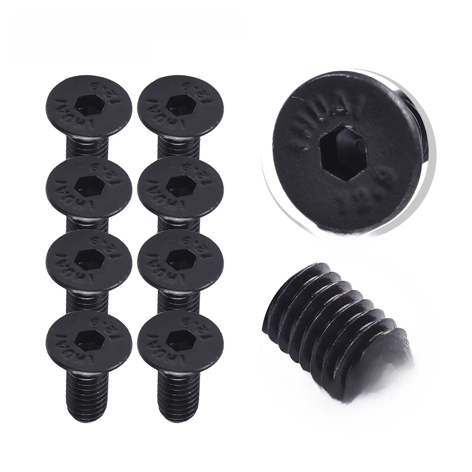 AliExpress SPORTARC 8pcs MTB Bike Lock Shoe Cleat Bolts 8 Pieces Screw For SPD Self-Locking Pedal Locks Black Steel Cycling Bicycle Accessories