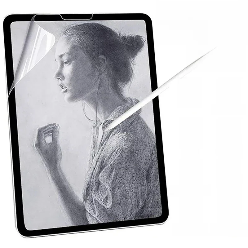 Matte PET Screen Protector Film, Papel, Pintura, Escrever, iPad 10, 9, 8, 7, Air 5, 4, 3, Mini, 6,