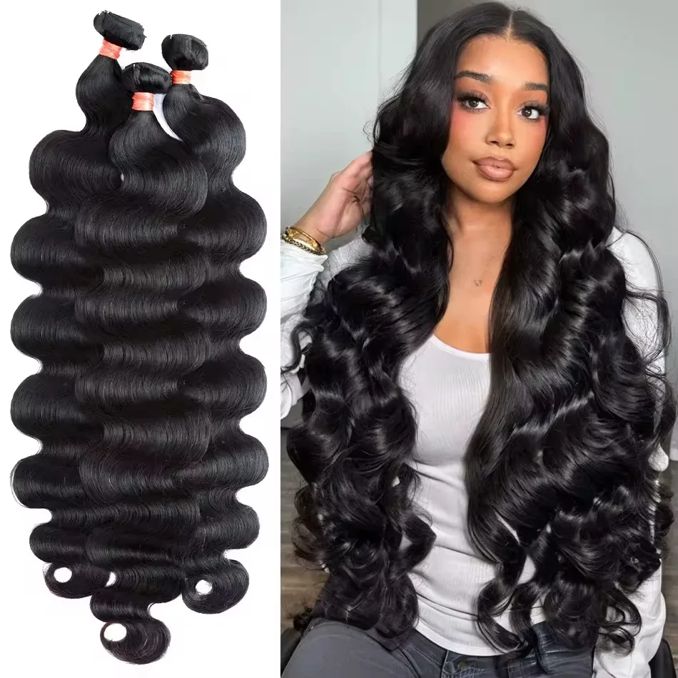 

15A бирманские пучки человеческих волос с волнистыми волнами, высокое качество, 100% необработанные девственные волосы, объемные волны, двойной уток для женщин