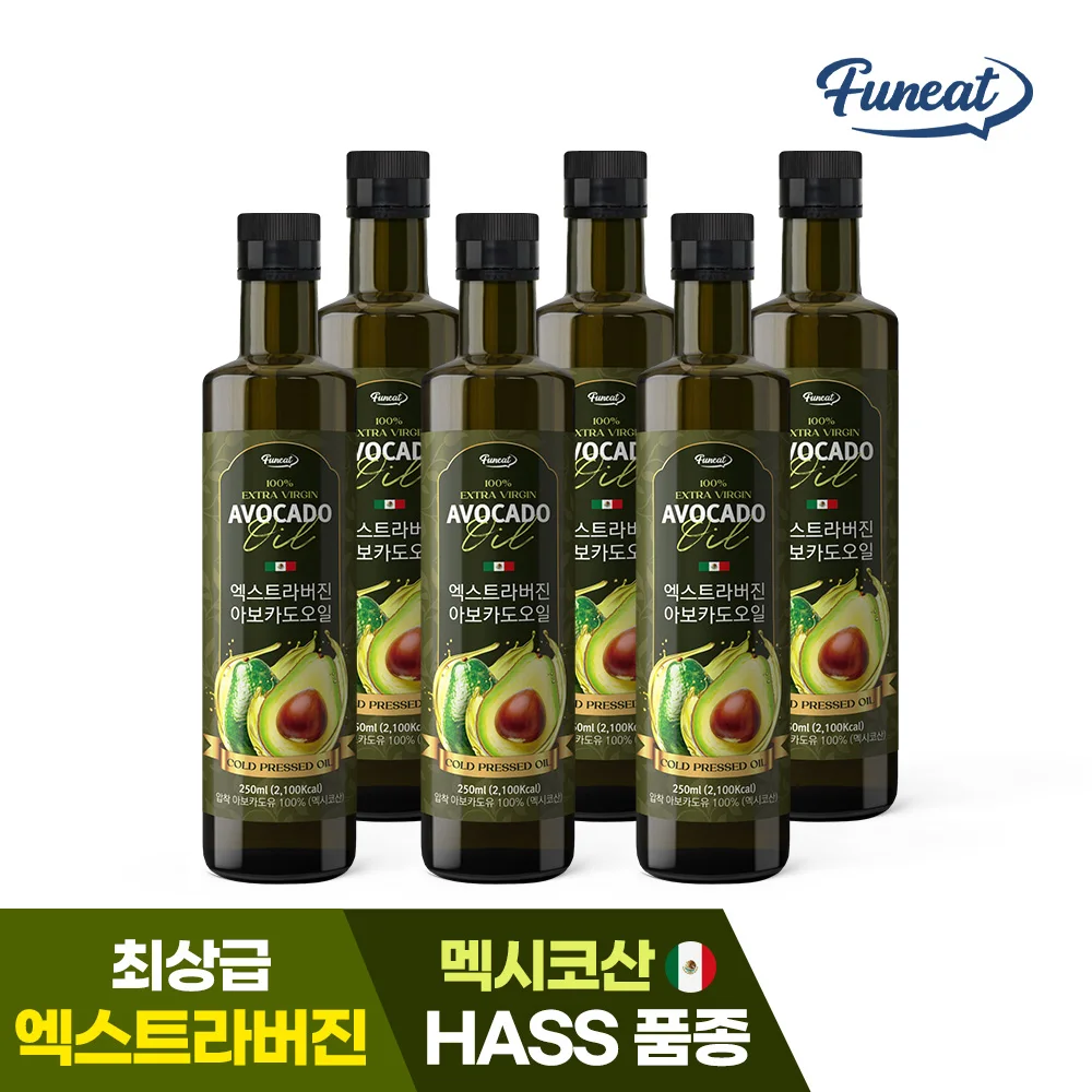 Funeat Extra Virgin Avocado Oil 250ml x 6 bottles