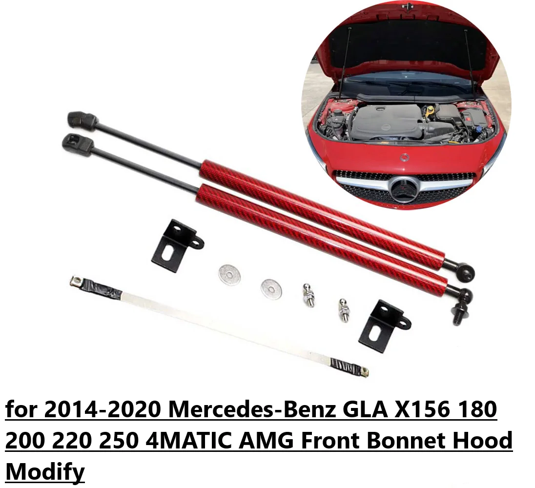 

Hood Damper for Mercedes-Benz GLA X156 180 200 220 250 2014-2020 Front Bonnet Gas Struts Lift Support Shock Absorber Piston Rods