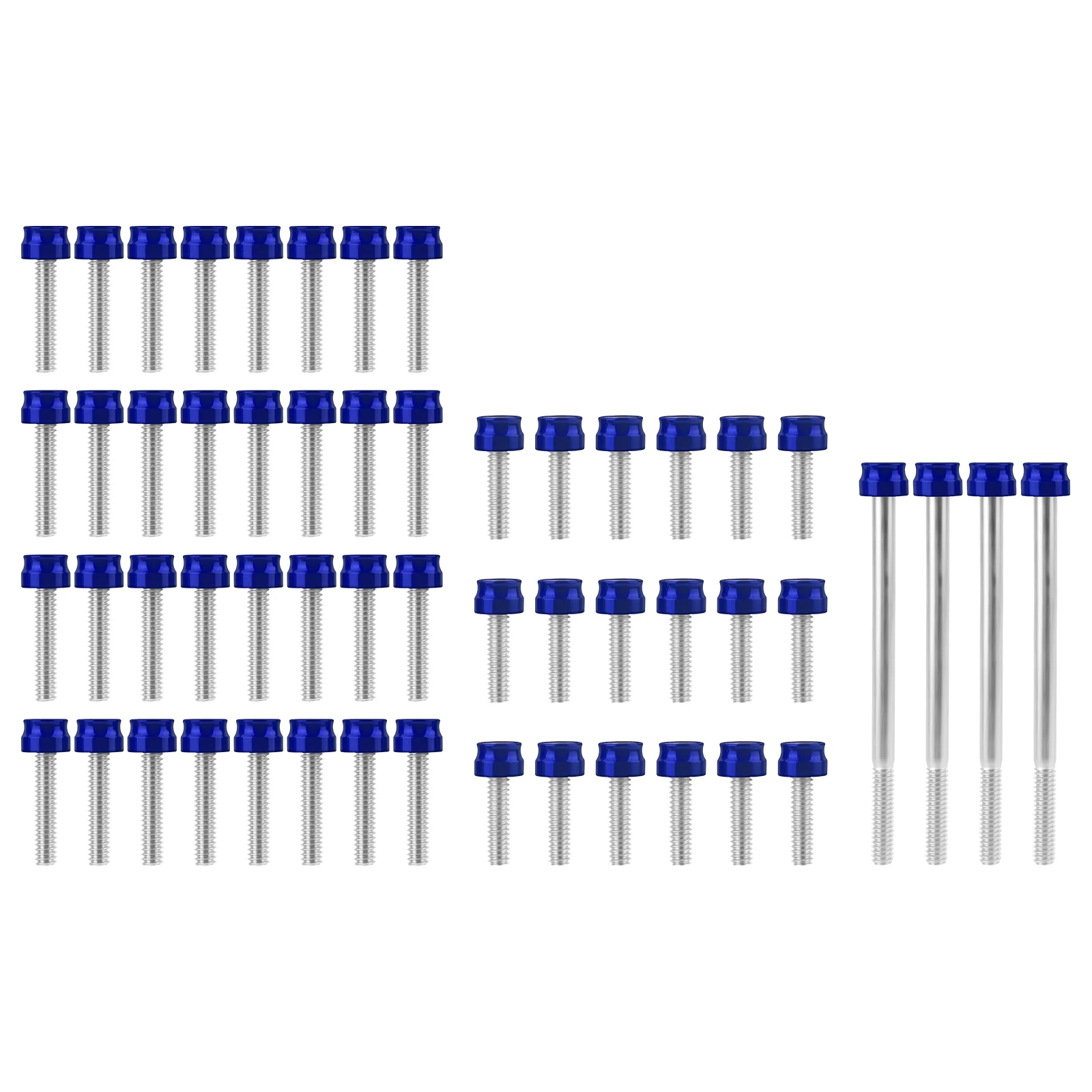 Motorcycle Blue Engine Screw Bolt Set Kit Fit For Harley Softail Cross Bones FLSTSB M8 Engine 2018-2025 Touring 2017-2025
