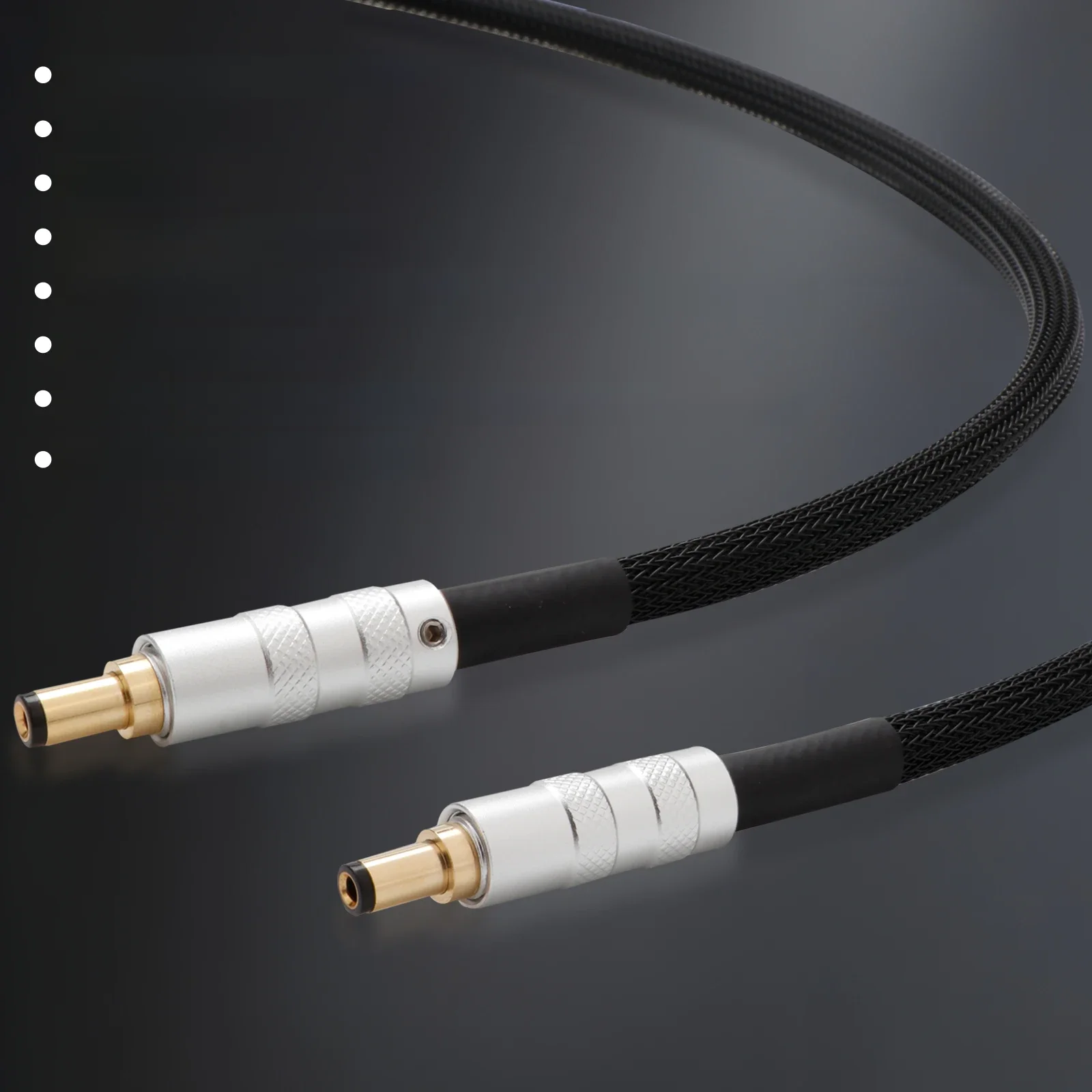 Kabel zasilający Hifi DC z miedzi OFC, audiofilski kabel gramofonowy DC, GX16 2Pin do DC 2.1/2.5mm, przewód wyjściowy do wzmacniacza, liniowego zasilacza, 12V — zdjęcie 2