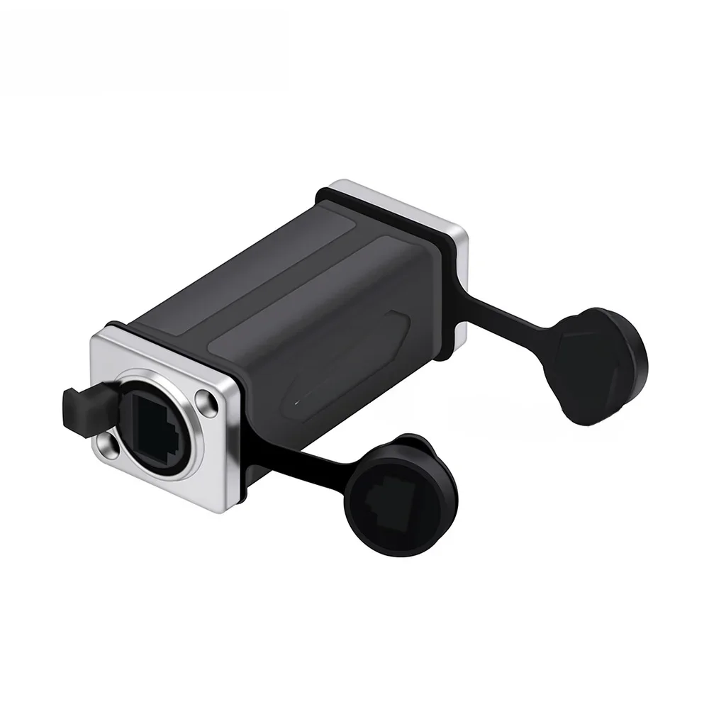 Connecteur réseau étanche RJ45 Ethernet, prises femelle à montage sur panneau, niveau IP65, nouvel arrivage, 1 pièce