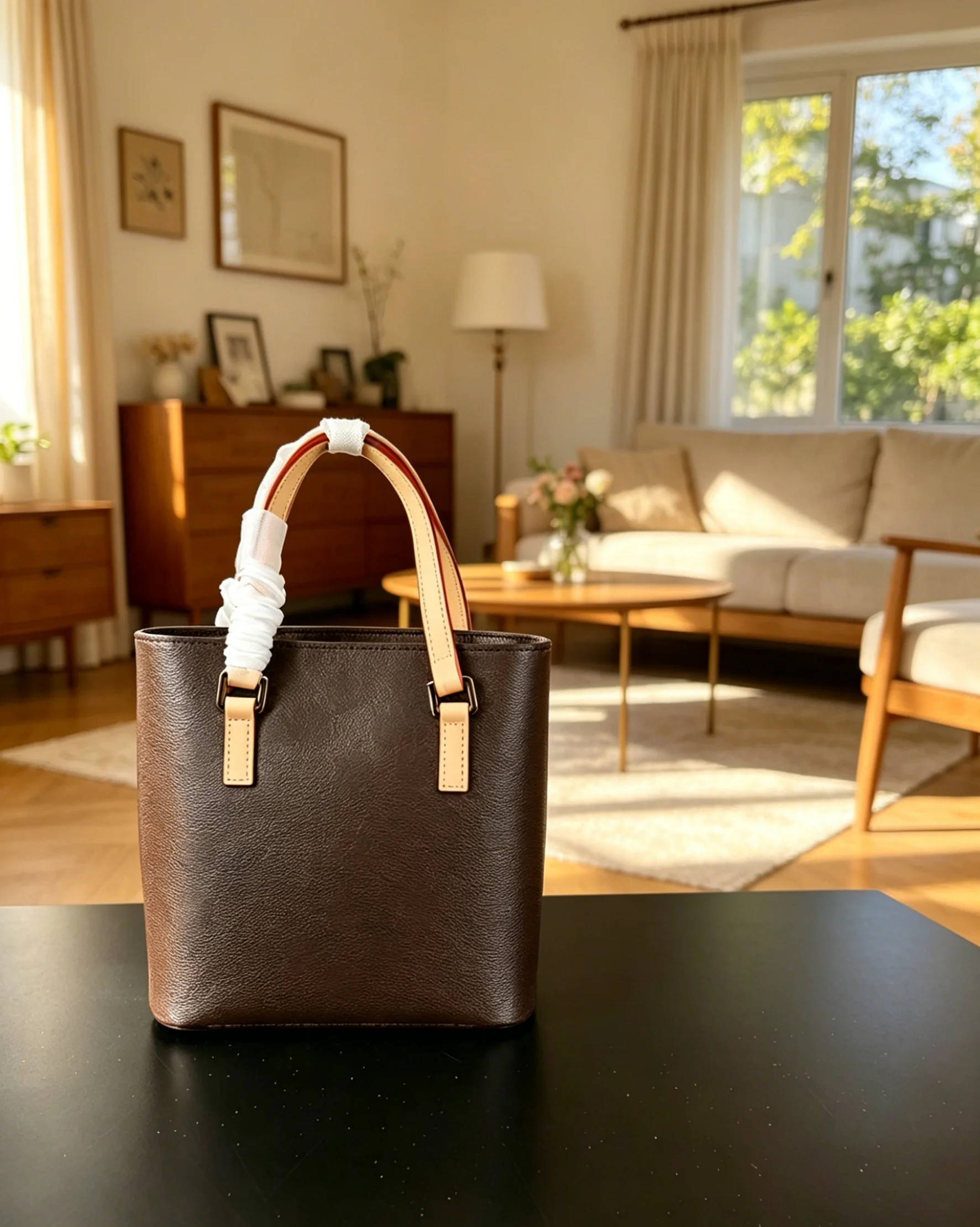 2026 Size: 20x20 cm no box New Model Versatile and Fashionable PU Leather Bag - Durable,High-Quality and Affordable