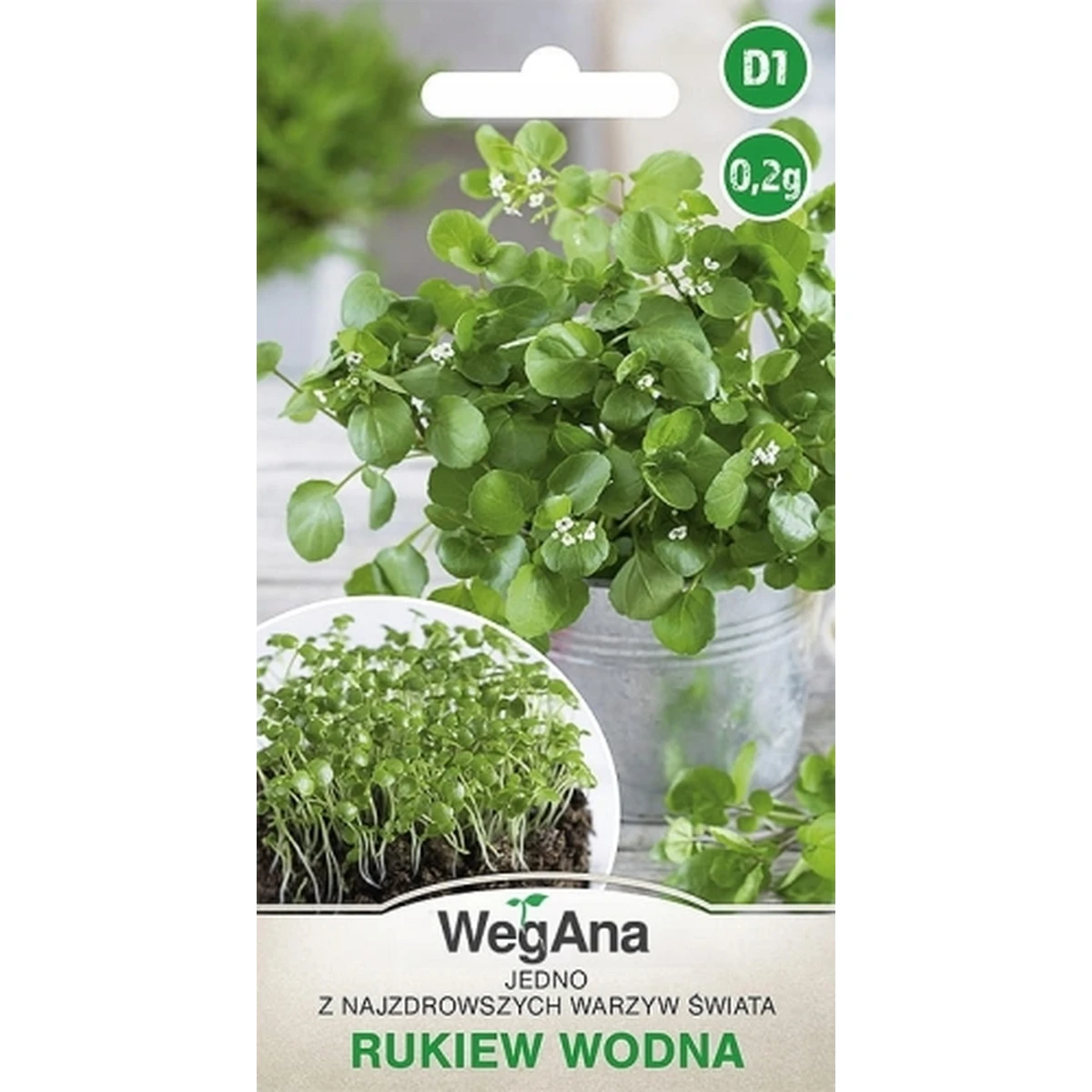 Water RESS-Semillas de vegetales VegAna, 0,2g